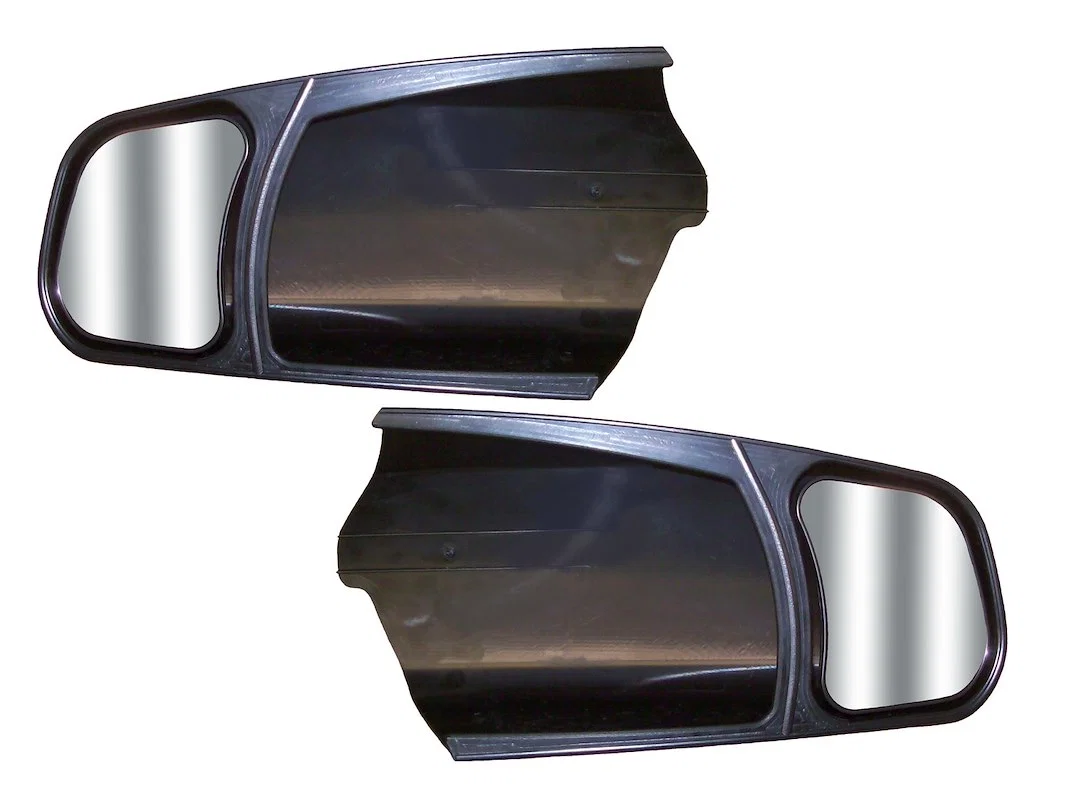 11300 – CIPA Exterior Towing Mirror, Slide On 4-1/4 x 5-3/4 Inch Mirror Non-Extendable Glass Manual Adjust Without Tu...